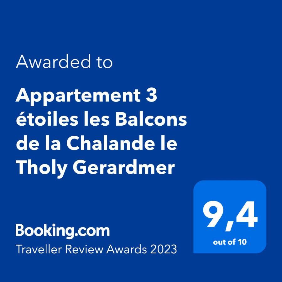 Appartement Les Balcons De La Chalande Le Tholy Gerardmer, Jardin,Balcon, Terrasse, Екстер'єр фото